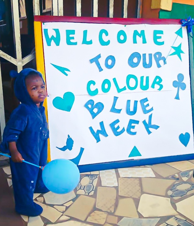 Painting the School in Shades of Blue: Blue Week.